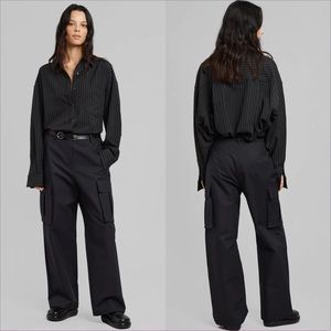 The Frankie Shop - GIA CARGO PANTS - BLACK in Size M